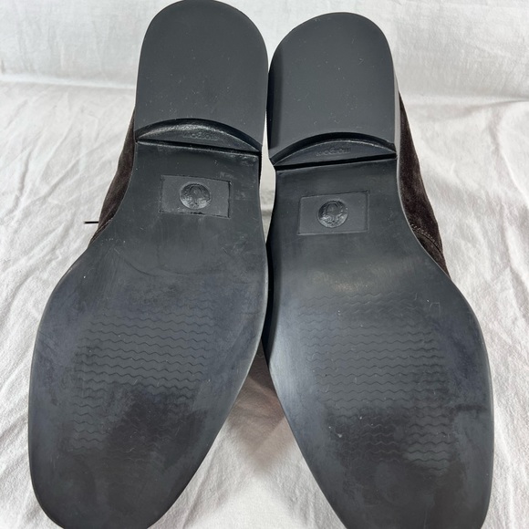 GIANNI VERSACE Authentic Brown Suede Leather Medusa Ankle Boots Size 8.5 US - Picture 7 of 12